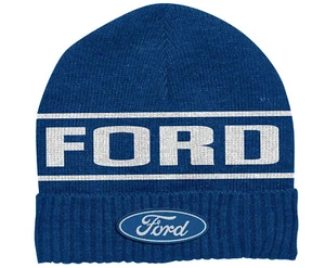 π§’ Ford Logo Knitted Beanie β Classic Style for the True Fan - Picture 1 of 3