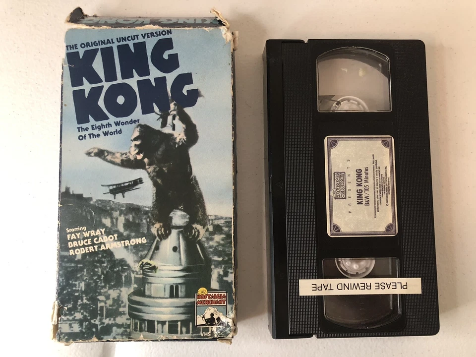 The Original Uncut Version King Kong VHS Movie (1985) Eighth Wonder of the World - Image 1 of 4