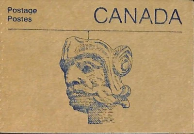 Canada - Booklet BK96a - Blue Tab - 1988 - Image 1 of 2