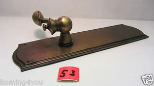 XXL Original Langschild Bronze Türgriff Stoßgriff Haustür Griff France - Picture 1 of 12