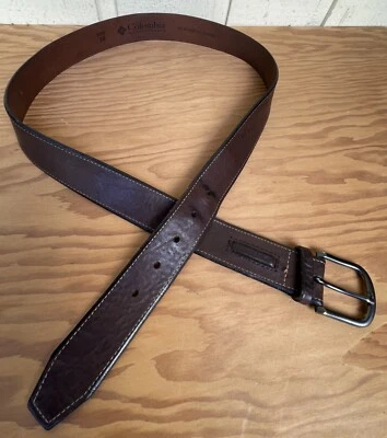 Columbia Cinturón Hombre Cuero Genuino Talla 38. Marrón. Hecho en Guatemala Foto 1 de 4