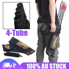 Arrow Quiver 4 Tube Holder bag Archery Back Side Waist Quiver Hunting Target AU