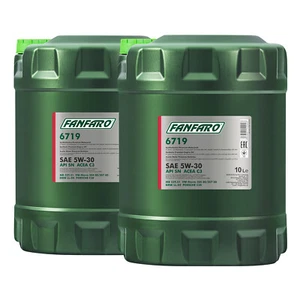 2x10 Litro FANFARO 6719 5W-30 Aceite de Motor VW 504.00 , - Imagen 1 de 3