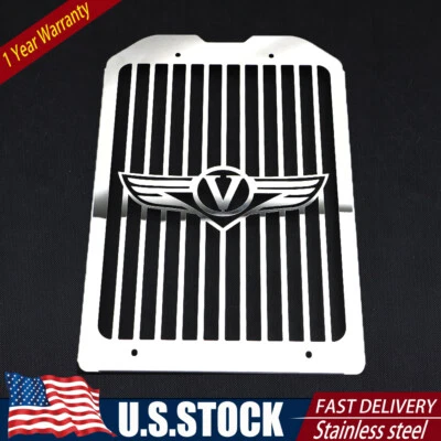 Cubierta de rejilla de radiador cromada para Kawasaki Vulcan VN1500/1600 Mean Streak 02-08 Foto 1 de 4