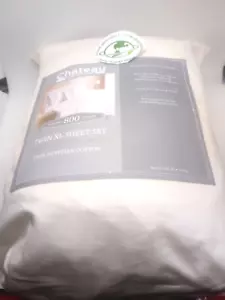 Chateau 100% Ägyptische Baumwolle Laken SET Twin XL Größe Extra Lang Set Elfenbein 800CT - Bild 1 von 4