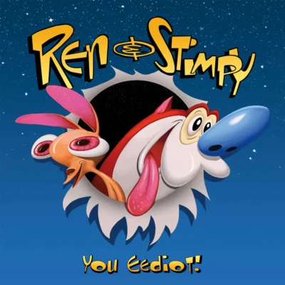 Ren & Stimpy - You Eediot! /300 LiTA Laguna Eco Blue Vinyl Soundtrack - New