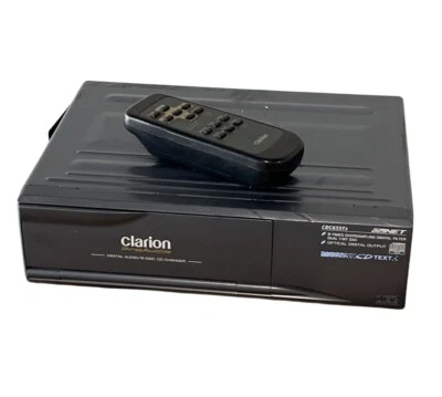 Clarion CDC655Tz 6-CD Changer, Magazine & Remote - Untested - Image 1 of 4