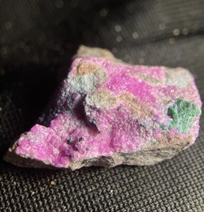 ROSA COBALTO CALCITA, MALAQUITA, CRISCOLLA Druzy Crystal Kakanda CONGO - Imagen 1 de 4