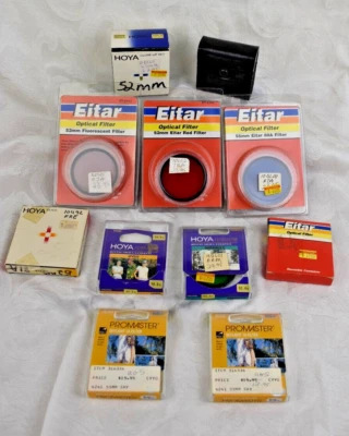 Lot 52,55,39 mm Camera Filter Lens Hoya Promaster, 46mm Close-Up Set Some NIB + - Image 1 of 4