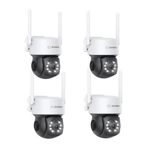 SANNCE 3K 5MP WLAN 360° PTZ IP Cámara Vigilancia Set Exterior Audio Bidireccional - Imagen 1 de 17