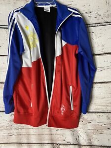 Adidas Philippines Rare Track Jacket Men's L Soccer International Sun No Zipper