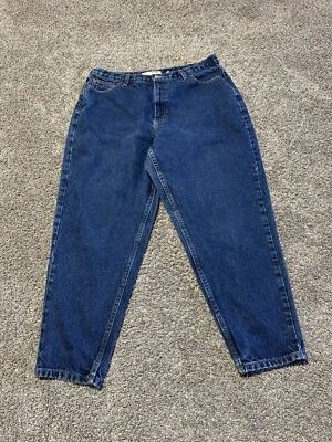 Pantalones de mezclilla Crossroads clásicos para mujer talla 20W azul tiro alto mamá cónicos 8008 Foto 1 de 4