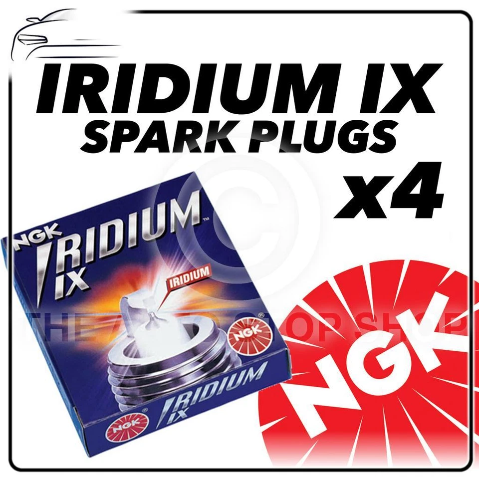4x NGK SPARK PLUGS Part Number BKR7EIX Stock No. 2667 Iridium IX New Genuine - Image 1 of 1