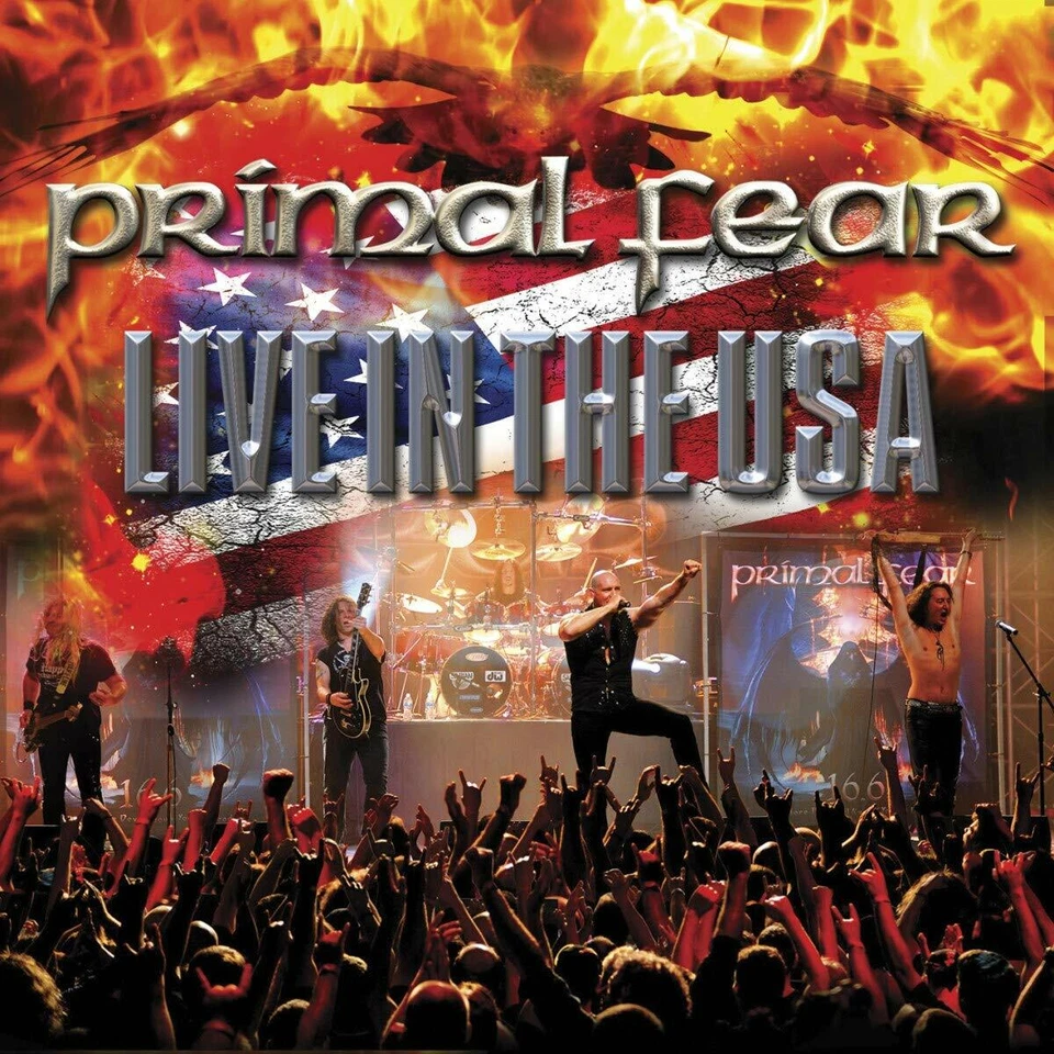 Primal Fear - Live in the Usa (White+Blue+Red Marbled) 2LP NEU OVP VÖ 21.08.2020 - Bild 1 von 1