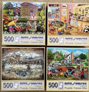 Bits & Pieces Menge 4 100 % vollständig 500 Stck. Puzzle TOY STORE Erntezeit MEHR - Bild 1 von 12