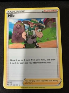 Pokemon 4x Milo 057/073 Camino del Campeón Poco Común Casi Como Nuevo - Imagen 1 de 1