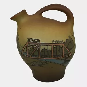 Weller Dickens Ware 2nd Line 1900s Vintage Pottery Mt Vernon Bridge Co Jug 233 - Picture 1 of 6