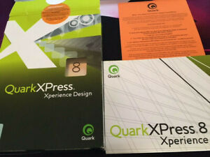logiciel QuarkXPress Xperience Disign 8 pack éducation Mac et PC
