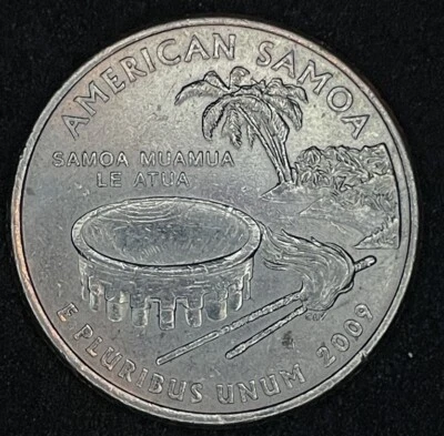 2009 P American Samoa Territorial Quarter - Image 1 of 2