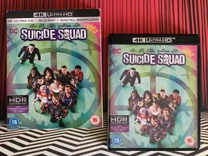 SUICIDE SQUAD (4K UHD Blu-ray) + SLIPCOVER. 2-Disc. DCU - Picture 1 of 9