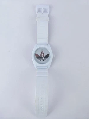 Adidas Mens ADH2703 White Analog Watch w/ White Rubber Band - Untested AS-IS - Image 1 of 4