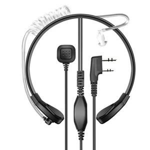 1X(Gegensprechanlage Kehlkopfmikrofon Headset Kehlkopfvibration für -UV58904 - Photo 1/8