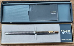 PARKER INSIGNIA STERLINGSILBER CISELE KUGELSCHREIBER HERGESTELLT IN DEN USA - Bild 1 von 13