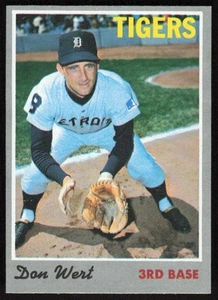 1970 Topps #33 Don Wert - $1 SHIPPING (JB4) - Picture 1 of 2