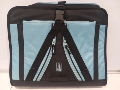 American Studio Tech Gear 2" Ring Multi-Purpose Organizer Zipper Binder Blue/Blk - Image 1 of 4