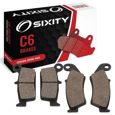 Front + Rear Ceramic Brake Pads 1999 Yamaha YZ400F Set Full Kit FL Complete kr - Image 1 of 4