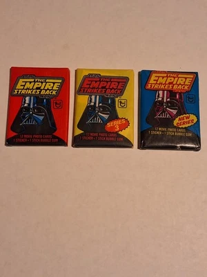 1980 Topps Star Wars wax packs Series 1/2/3 "FACTORY SEALED" "VINTAGE" RARE - Image 1 of 3