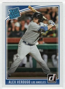 Alex Verdugo RC - LA Dodgers - Rated Rookie - 2018 Donruss Baseball # 45 Mint - Picture 1 of 1