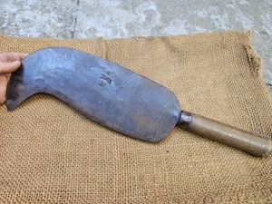 ANTIGUO CUCHILLO FASCHINE ALEMÁN HACHA GANCHO CORTADOR HERRERO FORJADO A MANO - Imagen 1 de 11