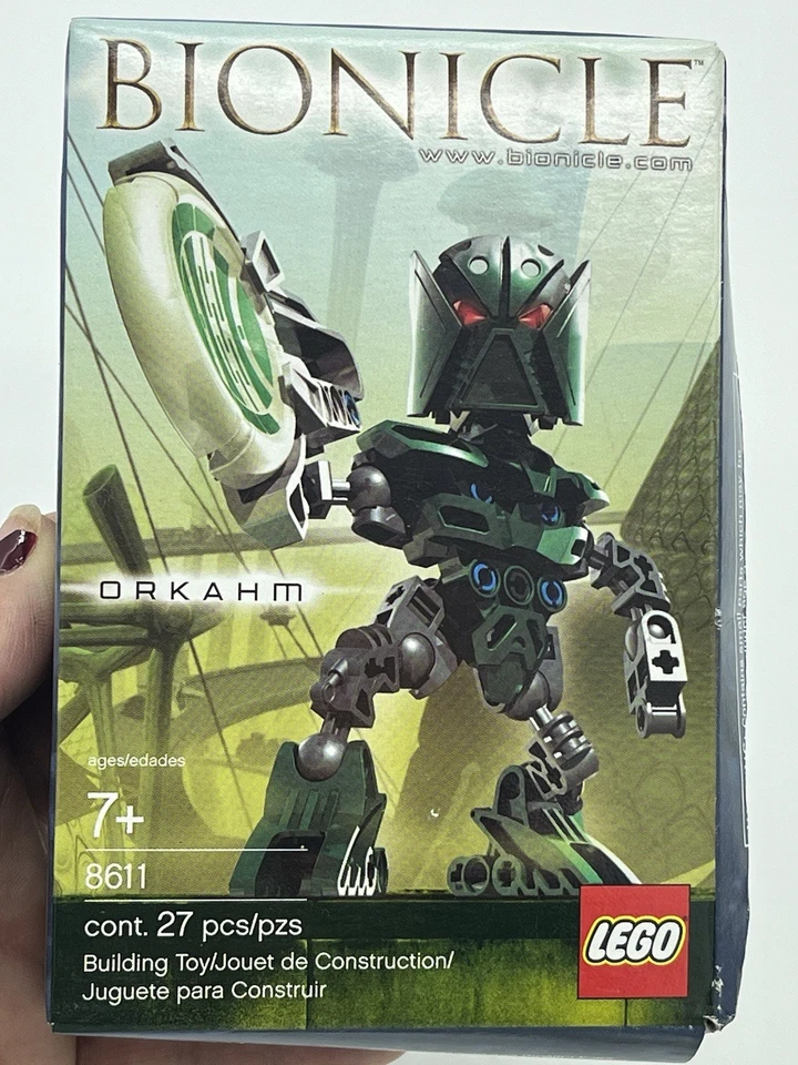 Lego  Bionicle ORKAHM  8611 27 Pieces New/Sealed 2004 Metru Nui - Image 1 of 4