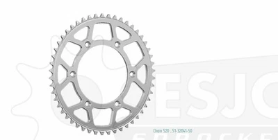 Piñón trasero aleación 520-50T para Suzuki TS 200 R 1991 1992 1993 Foto 1 de 2