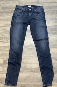 Womens Hudson Jeans Size 27 Krista Super Skinny Denim Cotton Stretch Dark Wash - Afbeelding 1 van 6