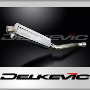 Yamaha YZF-R1 2002-2003 Delkevic Slip On 14" Oval Stainless Exhaust Muffler Kit - Picture 1 of 5