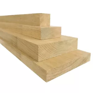 Solid Oak Planks. PAR Oak Boards. Hardwood Oak Kiln Dried Boards. Planed Oak - Picture 1 of 3