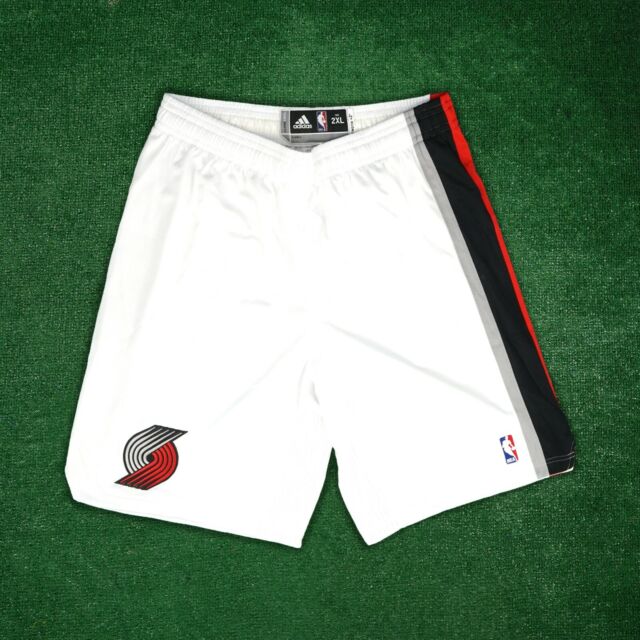 Mens Nike Portland Trailblazers Team Basketball Shorts White Sz 48