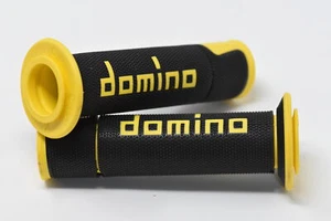 Kawasaki ZX-10R 1000 S Ninja ABS 2016 Black Yellow Domino A450 Race Grips - Picture 1 of 1