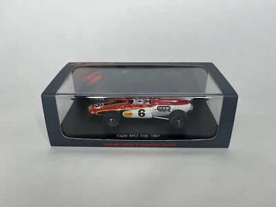 Spark S4257 Eagle MK3 Bobby Unser #6 Indy 1967 1/43 - Immagine 1 di 4