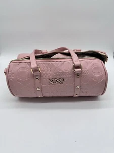 XOXO Pink Shoulder Handbag Gold Zipper With XOXO Logo - Picture 1 of 9