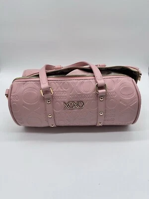 Bolso de Hombro XOXO Rosa Cremallera Dorada con Logo XOXO Foto 1 de 4