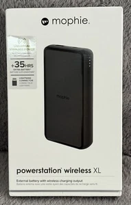 BRAND NEW MOPHIE POWERSTATION WIRELESS XL POWER BANK 10000 mAH / QI / L1GHTNING - Picture 1 of 3