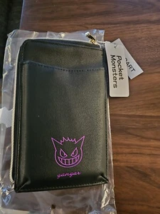 Gengar Leather Shoulder Pouch Wallet Japan Pokemon Center Official - Picture 1 of 2