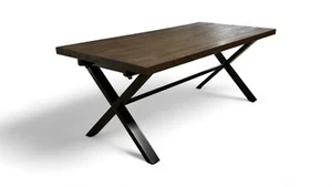 Furniture Village 'Mars' Dark Oak Large Dining Table 190cm BRAND NEW - Picture 1 of 7