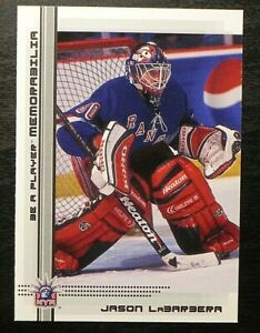 2000-01 00/01 BAP Memorabilia ROOKIE #453 Jason Labarbera New York Rangers