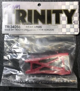 Team Trinity Team Losi Mini-T 1.0 Red Anodized Rear Arms A-arm Horizon Set - Picture 1 of 2