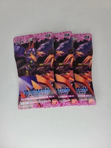 (Lot Of 3)Digimon Card Game Release Special Booster Version 1.0 English BT01-03 - Picture 1 of 4