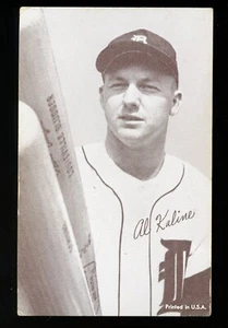 1947-66 Exponate Al Kaline Portrait Rare Stat Back Good to VG - Bild 1 von 2
